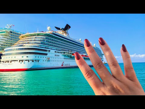 Public ASMR🛳️Tapping Around Cruise Ship (Walk-through)