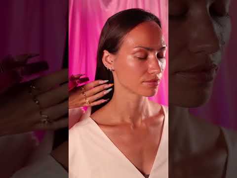 ASMR Natural Bridal Look Trial ✨ with hair tucking, adjusting clothes + gentle make-up application