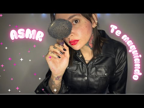 ASMR Roleplay | Maquiadora metida te preparando pra uma festa (voz suave + sons de boca + tappings) 