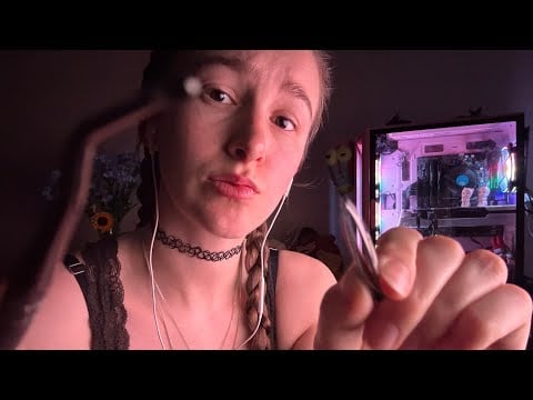 ASMR WTF Is In Your Eye?? (upclose mouth sounds and personal attention)