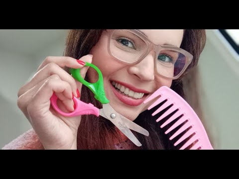 ASMR CHAOTIC SALON ROLEPLAY ✂️ FAST & AGGRESSIVE HAIRCUT, PERSONAL ATTENTION