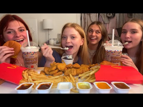 ASMR~MCDONALD’S MUKBANG WITH MY COUSINS 🍟🍔🍗🥤