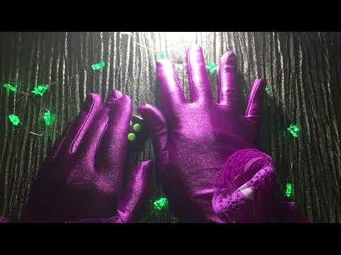 SATIN OPERA GLOVES ★  Hands in Long Gloves Playing with Fidget Toy ✩ [[ASMR]]