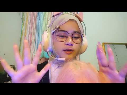 ASMR head massage, when it rains it makes you calm and makes you fall asleep 🌧😴#asmrvideo