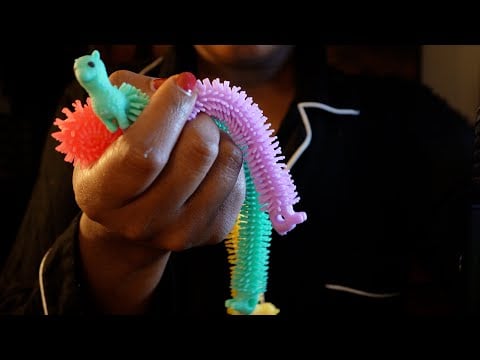 ASMR Worm Fidget Toy Sounds