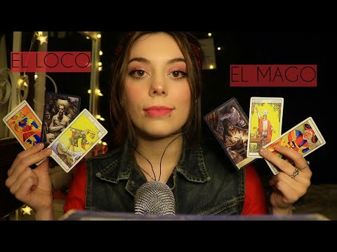 ASMR |🔮MEDITACION con El MAGO | Reflexión con Tarot, lectura susurrada,VISUALES con sonido de LLUVIA