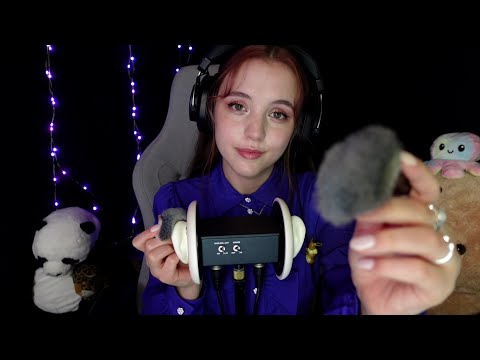 ASMR relaxing triggers 💕 Brushing, Breathing, Ear cupping etc. 💤 Members' favourites September 💕