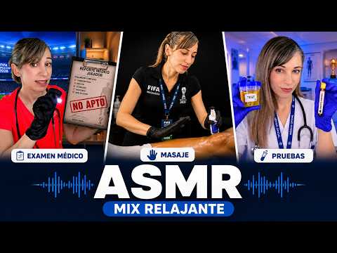⚽ ASMR FIFA | Masaje, Examen Médico y Antidoping 😴 (Mix para Dormir)