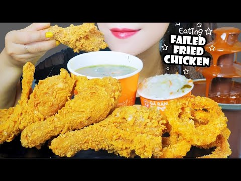 ASMR POPEYES FRIED CHICKEN X HONGKONG SAUCE FONDUE | LINH-ASMR #LINHASMR