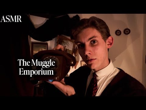 ASMR - Muggle curiosity shop, male soft spoken Harry Potter roleplay for sleep