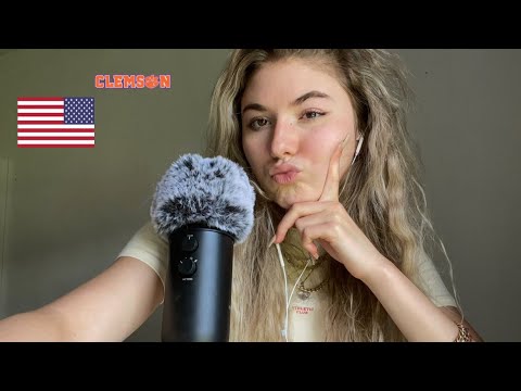 ASMR- Gehe ich in die USA? College Update Random Talk [relaxing whispering] Deutsch/German