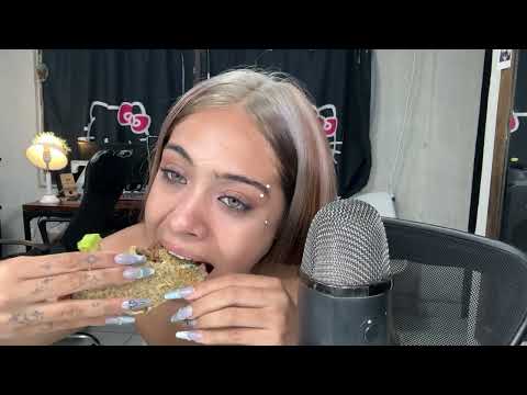 MUKBANG 🌮 taquito vegetariano 