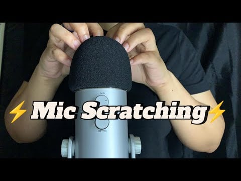 ASMR Scalp Scratching Massage | Intense Mic Scratching with Foam Cover | No Talking