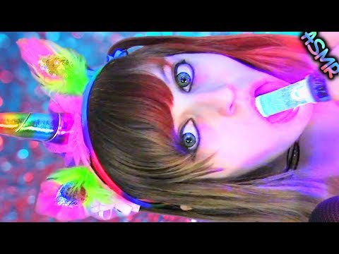 ASMR 🍓 Push Pop ♡ Mouth Sounds, Candy, Eating, Chewing, Food, Lollipop, Yummy ♡