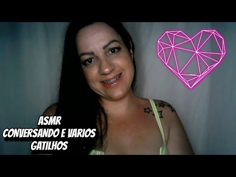 ASMR-CONVERSANDO COM VOCÊS E VARIOS GATILHOS #rumo2k #asmr #asmrportuguês #sonsdeboca