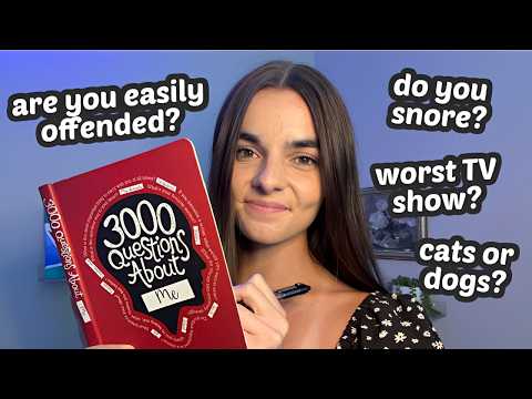 ASMR Asking You 100 Very Personal Questions