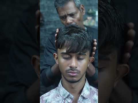 Traditional Indian Head Massage ASMR for Instant Insomnia Relief #shorts