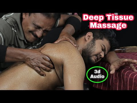 Deep Tissue Body Massage For Pain Relief And Good Sleep | Head Massage | Neck Crack  3d ASMR Sounds