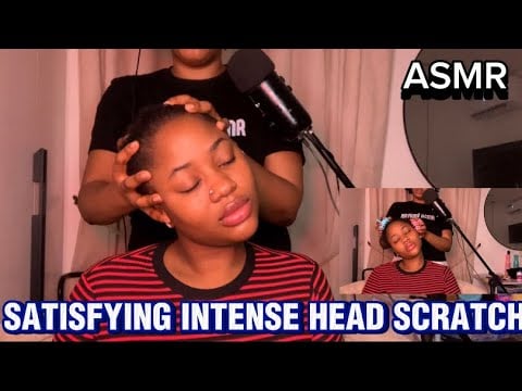 ASMR💫SATISFYING INTENSE HEAD SCRATCH