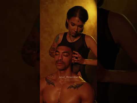 Man scalp massage