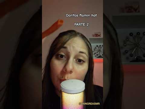 ASMR | Provando doritos flamin hot 😋 #relax