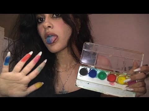 ای اس ام ار فارسی نقاشی روی صورت | Spit painting