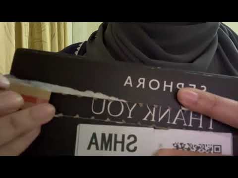 ASMR | Random Triggers while unboxing my Sephora box (Tapping, scratching)