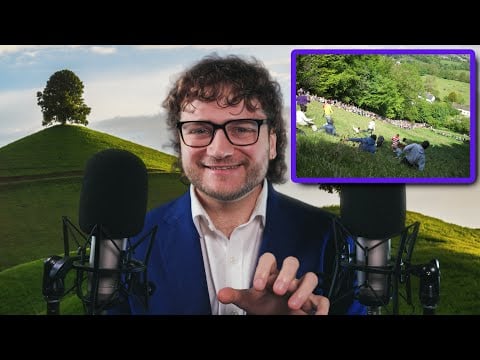 ASMR: The Cooper's Hill Cheese Race, Weird English Tradition | Ear-to-ear Whispering