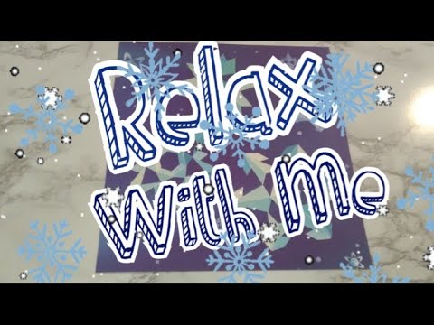 LO-FI ASMR VISUAL & SOUND TRIGGERS: SNOW FLAKES ❄️ STICKER PUZZLE #265