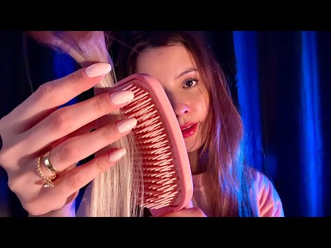 ASMR- VOU PENTEAR O SEU CABELO ATÉ VOCÊ DORMIR 😴