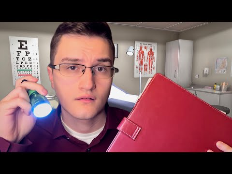 ASMR Cranial Nerve Exam (Sports Doctor Roleplay 🩺 )￼