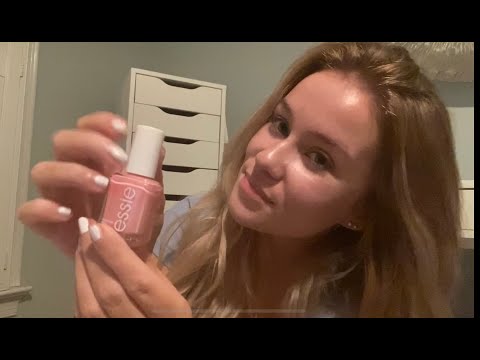 ASMR tapping on nail polish (LOFI)