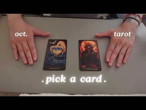 asmr tarot🍂october mabon pick a card tarot | timeless tarot reading for any season, no talking asmr