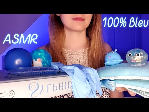 ASMR 💙 100% BLEU (Objets, Triggers, Relax total)