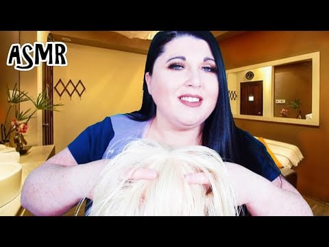 ASMR Oil Scalp Massage Spa Roleplay (Scalp Check, Plastic Apron, Hair Brushing, Personal Attention)
