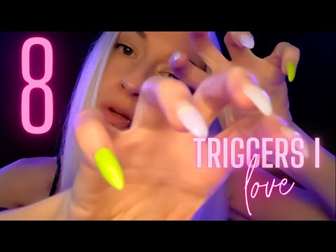 ASMR | 8 Triggers I LOVE from my FAVOURITE ASMRtists ❤️