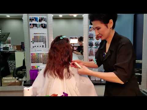 Korean Hair salon ASMR (visual and auditory activation) I hope you enjoy the long video!!