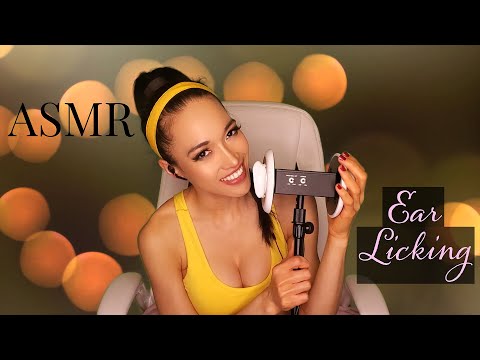 ASMR Ear Licking and Eating (Intense! No Talking)