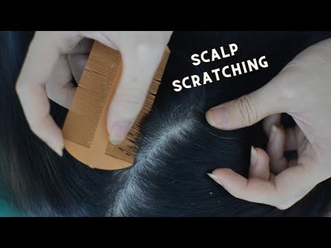 ASMR Scalp Check, Scalp Scratching Aggressive, Real Person Scalp Massage Tingling For Relieve Stress