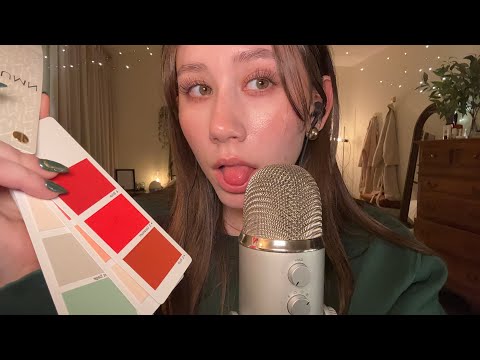 ASMR | Fast Spit Painting with a Color Palette