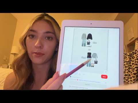 asmr finding your style & this or that ✨👜🐆 ~ soft spoken, lofi