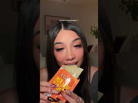TRYING MY FIRST TAMALE #asmr