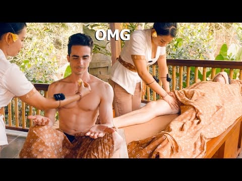 ASMR: Ho provato il MASSAGGIO LINFATICO Balinese Rilassante nella Natura!