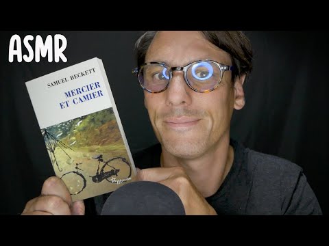 ASMR FR 📚 Papa Écureuil squatte ma chaîne et vous fait une lecture chuchotée de Samuel Becket !