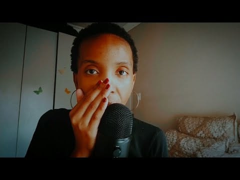 Asmr | Finger Flutters with Gum chewing 😍