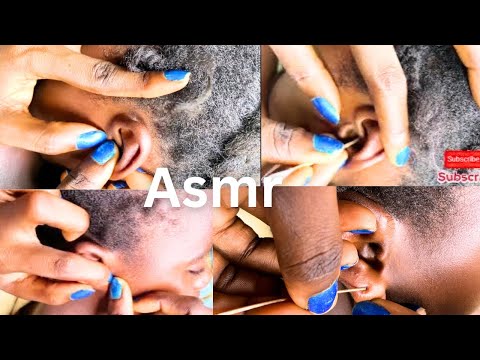 Asmr ✨Deep Ear  Hole Cleaning For Relaxation & Sleep / Multiple Tingles 💤💤💤