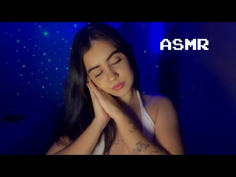 ASMR TE FAZENDO DORMIR NO ESCURINHO 💤