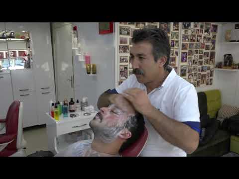 ASMR TURKISH BARBER PERFECT MASSAGE/ DEEP SLEEP/WITH ASMR MUNUR ONKAN BEST BODY MASSAG