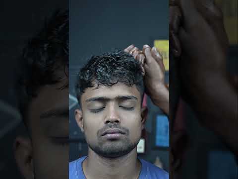 Neck Cracking Old School Barber Scratching Head Massage ASMR #shorts