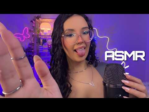 ASMR ★ MOUTH SOUNDS e MIC SCRATCHING PARA TE ARREPIAR POR COMPLETO 😵‍💫